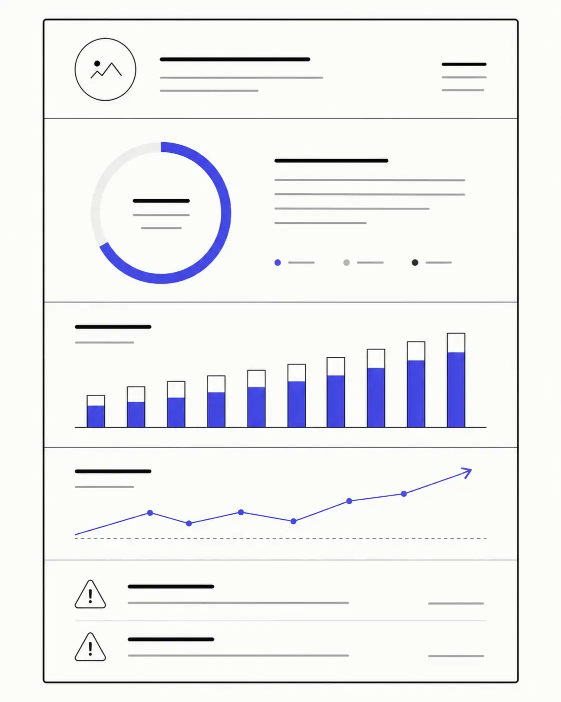 Digital audit report with performance scores and recommendations